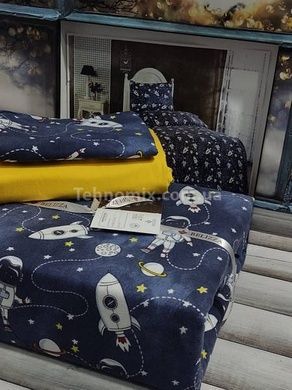 Постельное белье Belizza Space Фланель Хлопок Полуторный размер
