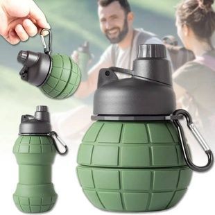 Пляшка для води розкладна Граната kettle AND-2 Зелена