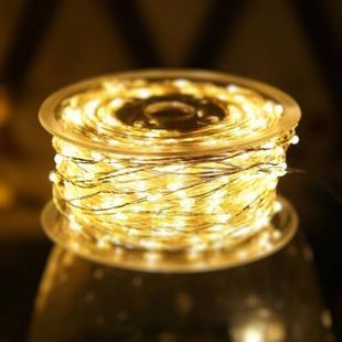 Гірлянда-стрічка з пультом керування 500LED 220V 50м SFK-42 Тепле світло