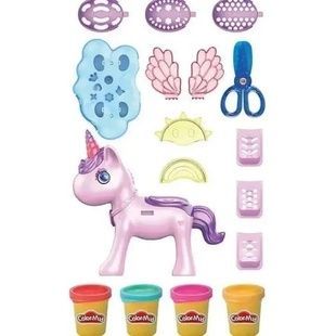 Набор теста для лепки 4 цвета с формочками Единорог Softee Dough Series Фиолетовый