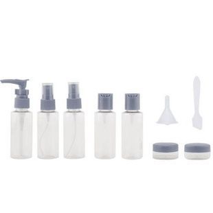 Набір дорожніх ємностей 9 in 1 Travel Bottle Set Сірий