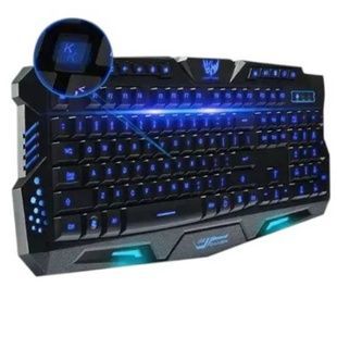 Клавиатура проводная с подсветкой KEYBOARD LED M200 RGB GAME Черная