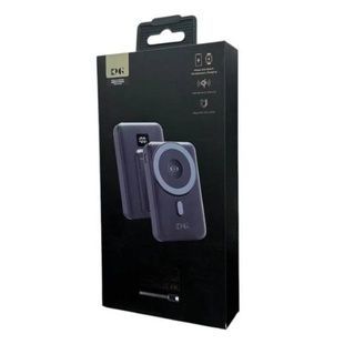 Power bank з дисплеєм 10000mAh King Power MagSafe WPG-106 Чорний