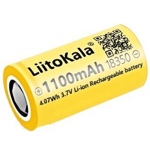 Акумулятор 18350 1100mAh LiitoKala Жовтий