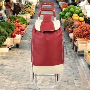 Сумка на колесиках для покупок Trolley small Красная