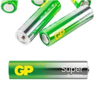 Набор батареек 12шт ААА GP SUPER G-TECH LR03 12PACK