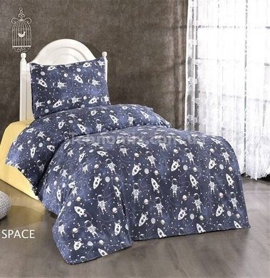 Постельное белье Belizza Space Фланель Хлопок Полуторный размер