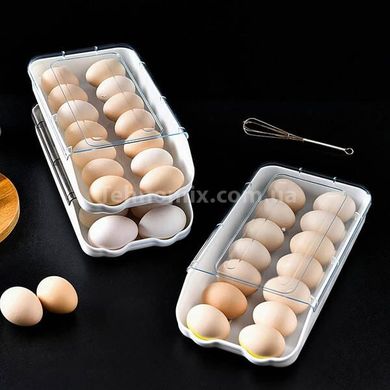 Контейнер лоток для хранения яиц Egg Tray Белый