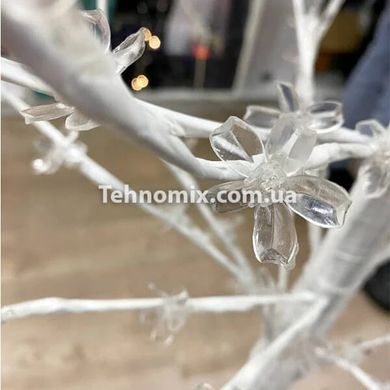 Ночник Дерево Сакуры 160LED 1,5 м белый ствол, Белый цвет