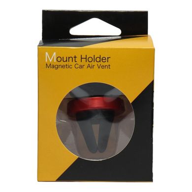 Магнитный держатель для телефона Mount Holder Черный с красным