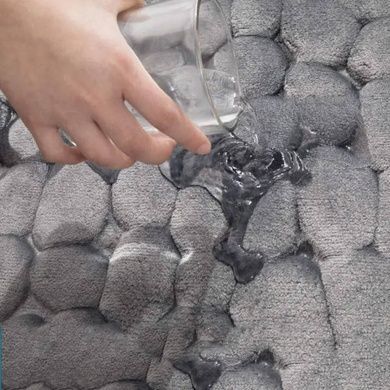 Килимок супервсмоктуючий для ванної кімнати нековзний 40*60см Бежевий