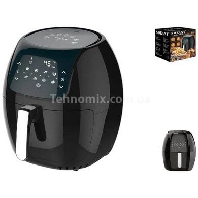 Аерофритюрниця 7,7л 1800Вт Sokany SK-8012 AF Чорна