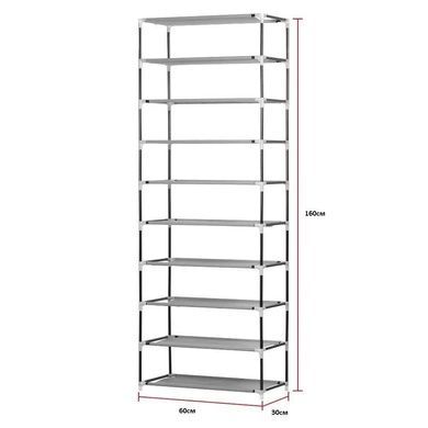Складной шкаф для обуви Shoe Cabinet Shoe rack, 9 полок Коричневый