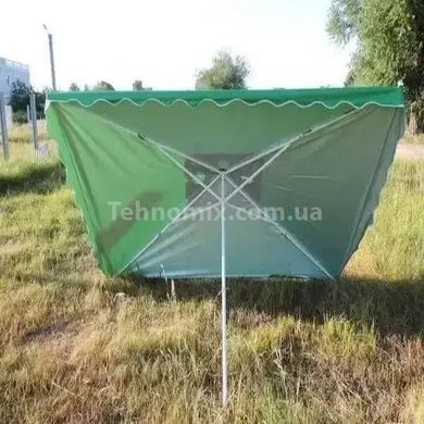 Парасолька квадратна з клапаном 3*3м Зелений