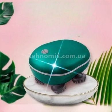 Електричний 3D масажер Smart Scalp на акумуляторі Зелений