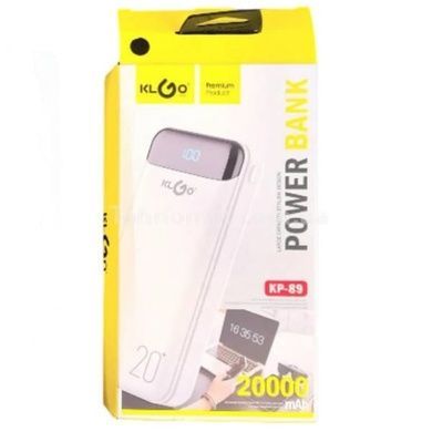 Power Bank KLGO KP-89 20000 mAh Чорний