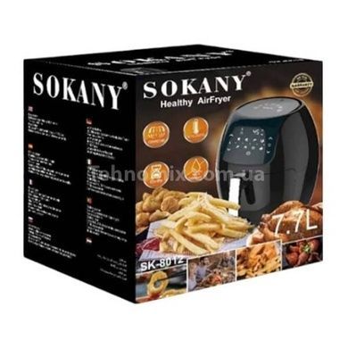 Аерофритюрниця 7,7л 1800Вт Sokany SK-8012 AF Чорна