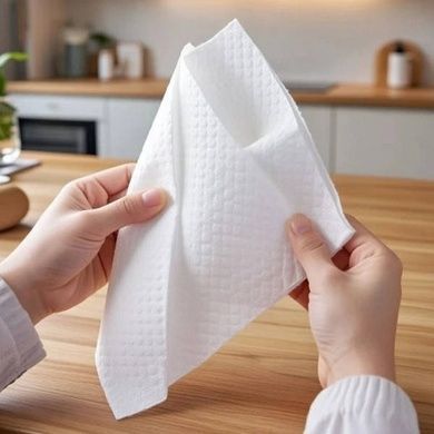 Серветки безворсові багаторазові в рулоні для збирання 20*20см 50 аркушів AND 183
