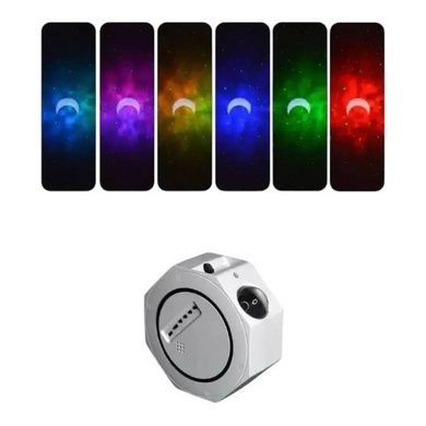 Проектор звездного неба с пультом управления и приложением Galaxy Projector Light KX-668RF Белый