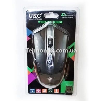 Мышка беспроводная компьютерная оптическая MOUSE UKC G111 Черная