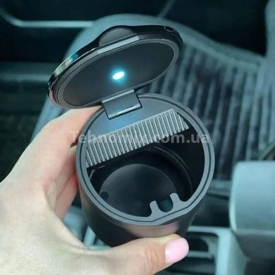 Попільничка автомобільна Baseus Premium Car Ashtray Чорна