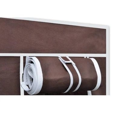 Шафа для одягу тканинна 4 секції 170х45х170см Storage Rack 88170 Коричнева
