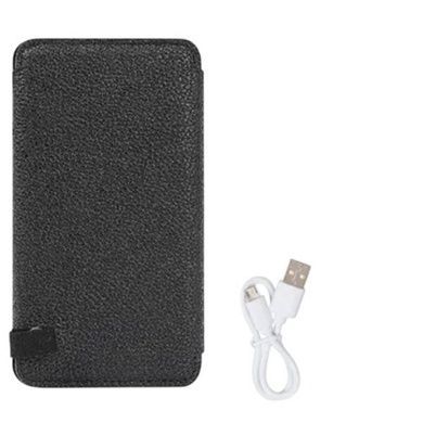 Power Bank із сонячною зарядкою в розкладному чохлі 10000mAh Solar Charger Power Bank Чорний із помаранчевим
