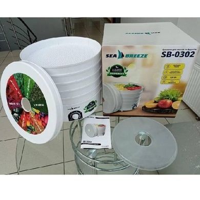 Сушилка для овощей и фруктов SeaBreeze SB-0302 520Вт 5 секций