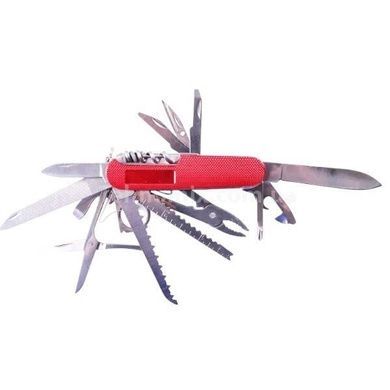Нож многофункциональный туристический мультитул 17в1 9см Traveler K5017ALL Black/Red/Blue/Orange/Green Красный