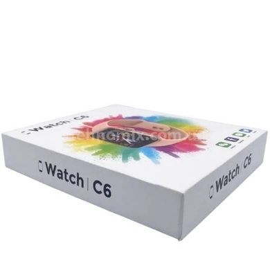Смарт годинник водоніпроникний з вібросигналом Smart Watch C6 HS-45 Рожевий