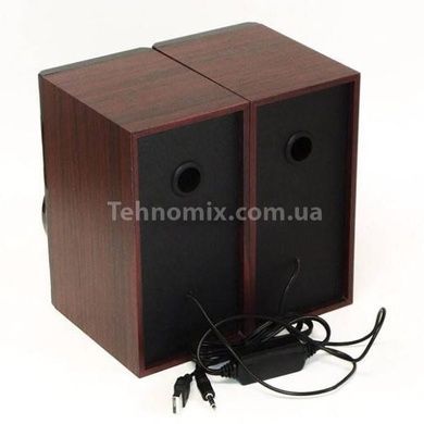 Компьютерные колонки PC 2.0 F&T FT-2031 Красное дерево