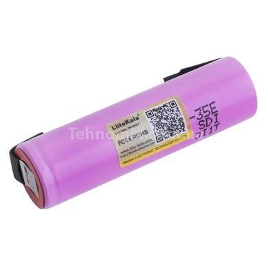 Аккумулятор с контактами под пайку 18650 3000mAh LiitoKala 30Q-N Розовый