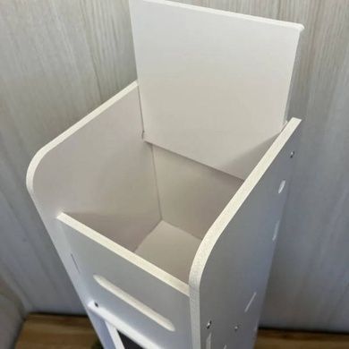 Тумба в ванную комнату со шкафчиками и отделением для туалетной бумаги ven-1289-C43 Белая