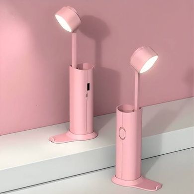Настільна лампа SOBI FlashLight D16 LED з акумулятором 5000 mAh Рожева
