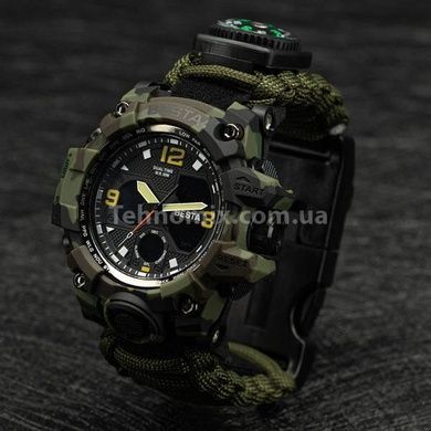 Часы мужские тактические Besta Life Pro Khaki с компасом