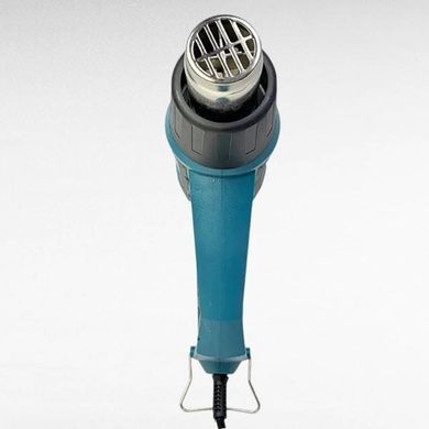Фен промисловий від мережі із 4 змінними насадками Hot Air Gun 1600W X512 Блакитний