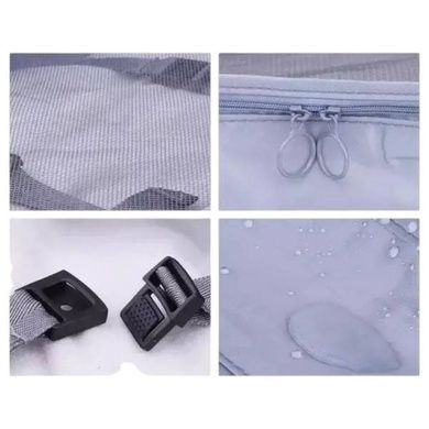 Набор органайзеров для хранения вещей дорожный 8 шт Travel storage bag Нави-225 Серый