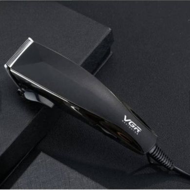 Машинка для стрижки волос со сменными насадками VGR V-033 Черная