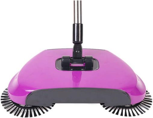 Механічна щітка-віник швабра для збирання Sweep drag all in one Rotat Фіолетова