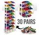 Полиця органайзер стелаж підставка для взуття Amazing Shoe Rack на 30 пар Біла