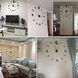 Часы настенные 60-90см С-053 Арабские цифры + индекс Черные