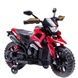 Мотоцикл детский аккумуляторный для катания 2*6V4Ah, 35W JOY KT-60555 Черный с красным