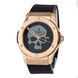 Чоловічий годинник HUBLOT з черепом, колір золото