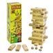 Игра Башня деревянная 54 детали 4FUN Game Club Wood 7358 Натуральный