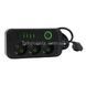 Мережевий фільтр з USB (3&times;220В+4&times;USB+1&times;Type-C) QL-1074U 5 метрів Чорний
