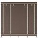 Шафа для одягу тканинна 4 секції 170х45х170см Storage Rack 88170 Коричнева