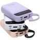 Power bank 50000mAh з проводами 3в1 Viaking N11 Фіолетовий