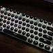 Клавіатура механічна провідна Typewriter Mechanical Keyboard Біла