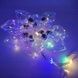 Гирлянда штора Сердце 150LED 8см 10 штук 3х1.5м 220в Мультиколор