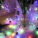 Гирлянда штора Сердце 150LED 8см 10 штук 3х1.5м 220в Мультиколор